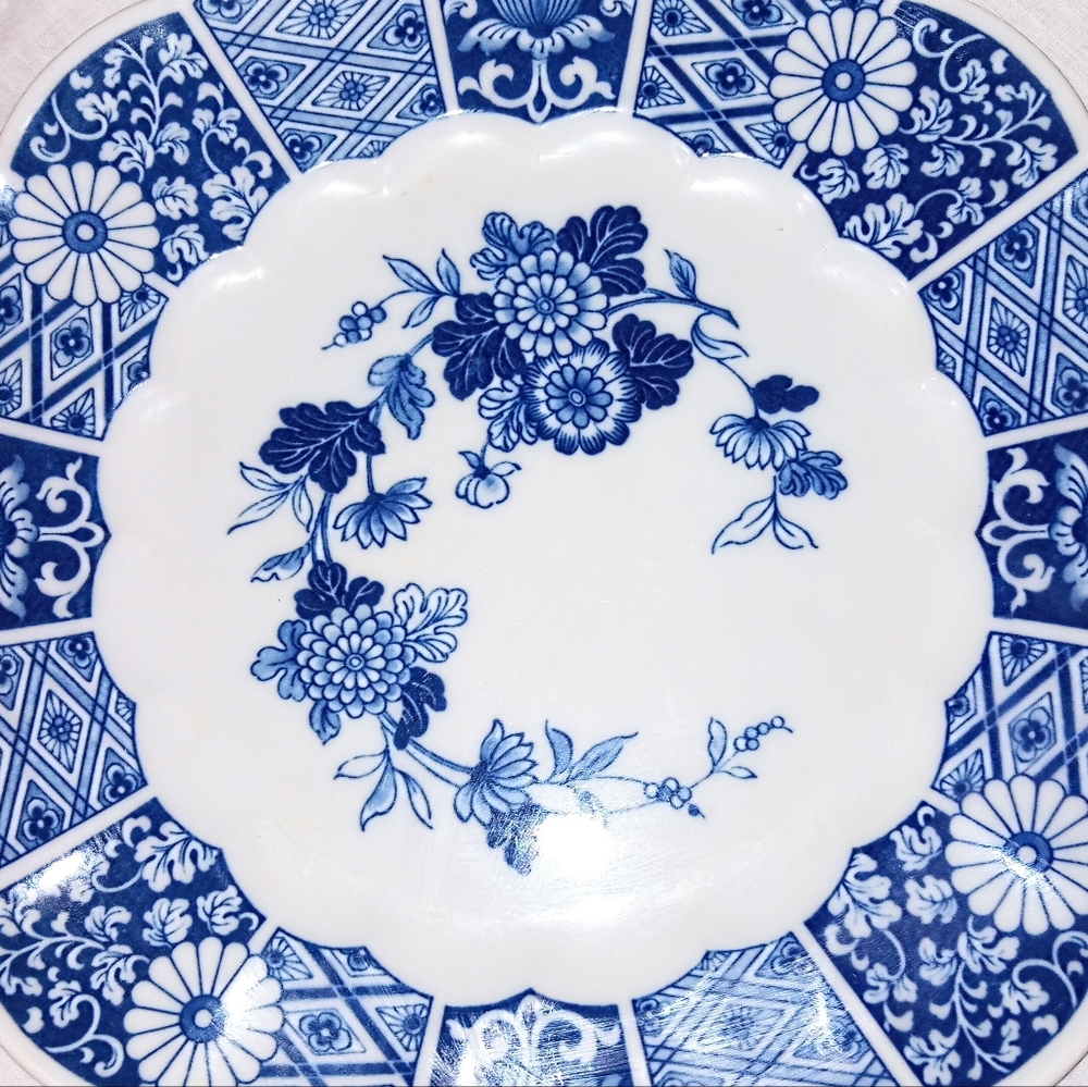 Blue Imari Dinner Plate Lipper & Mann - Picture 2 of 4